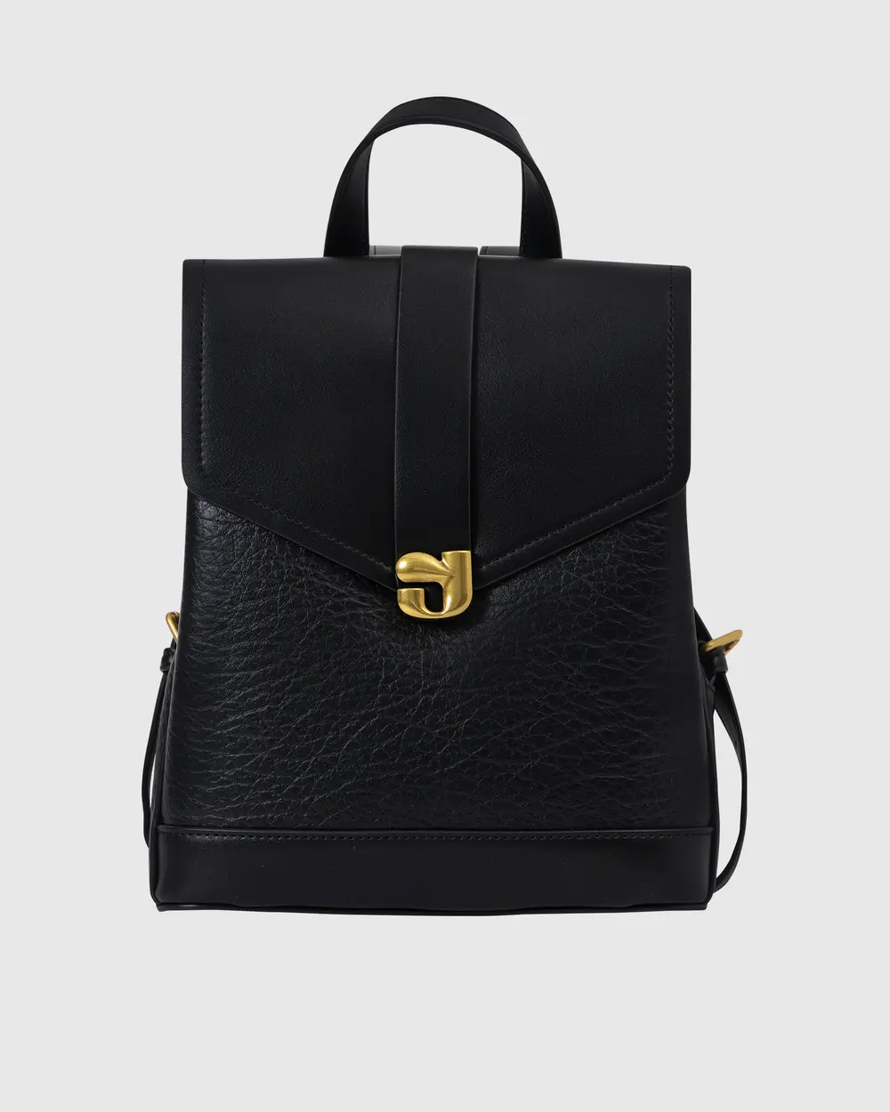 Faux Leather Backpack