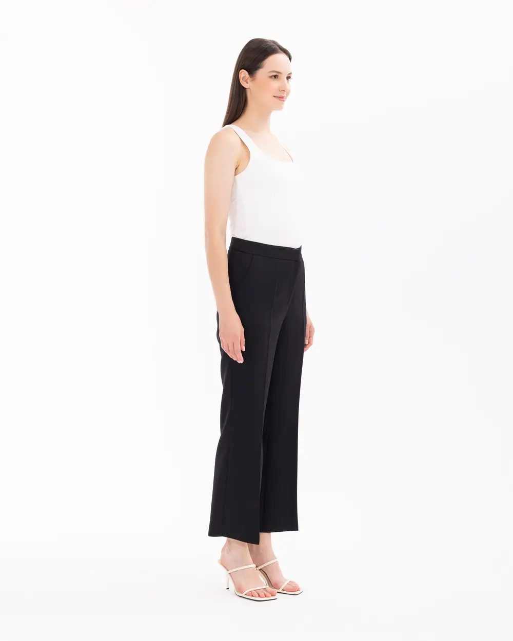 Ankle Length Pants with Pocket Detail