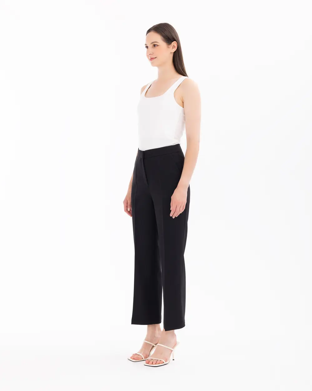 Ankle Length Pants with Pocket Detail