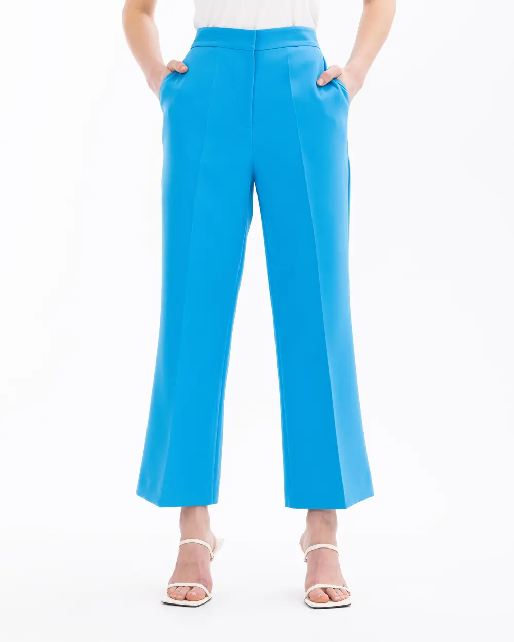 Ankle Length Pants with Pocket Detail