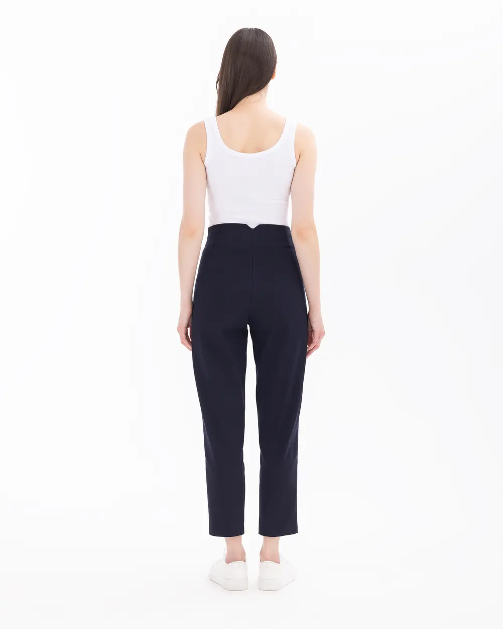 Narrow Leg Trousers with Pockets