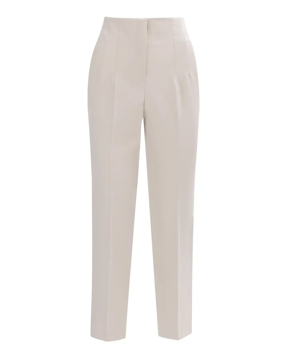 Ankle Length Trousers with Zipper Detail