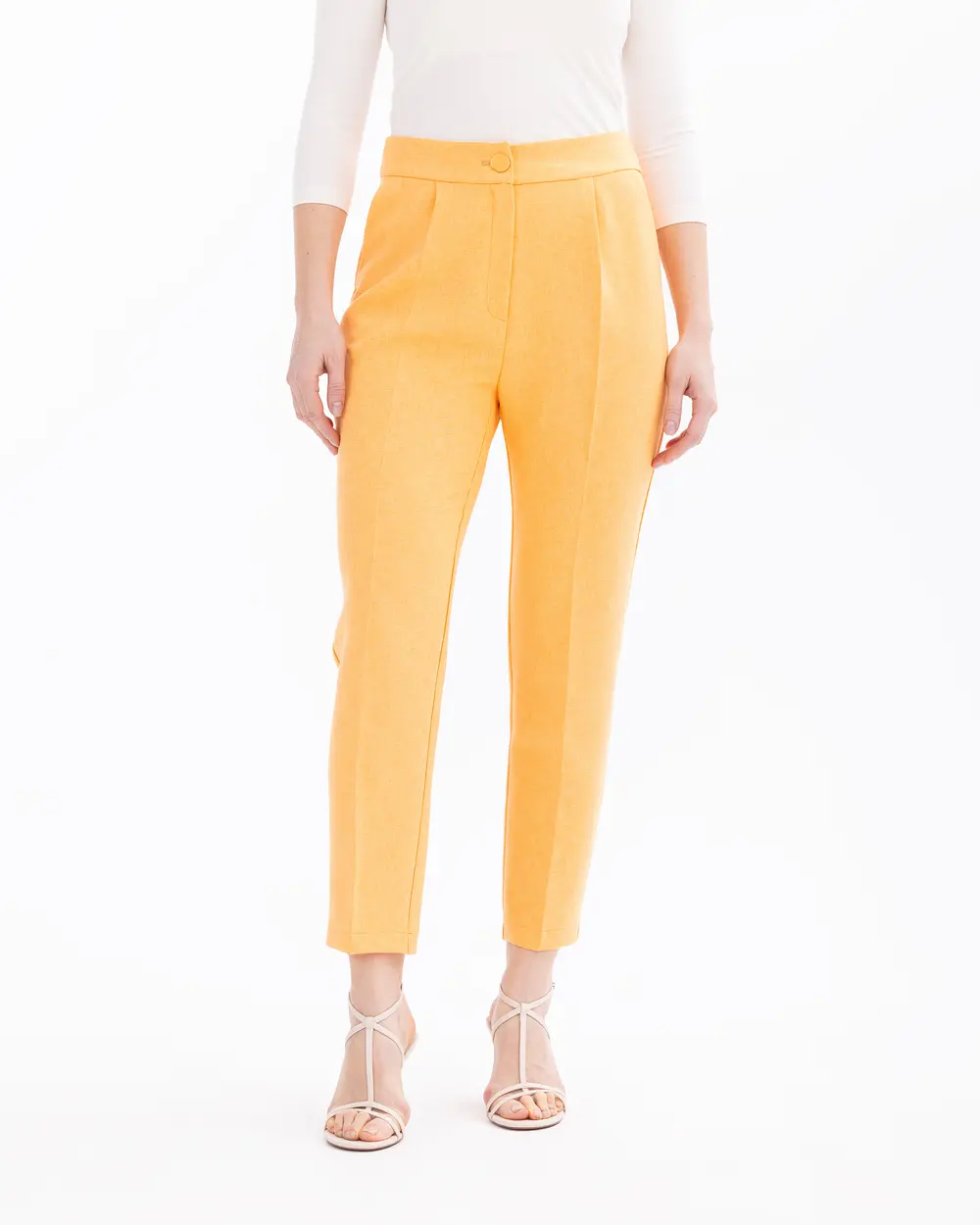 Ankle Length Pants with Pockets