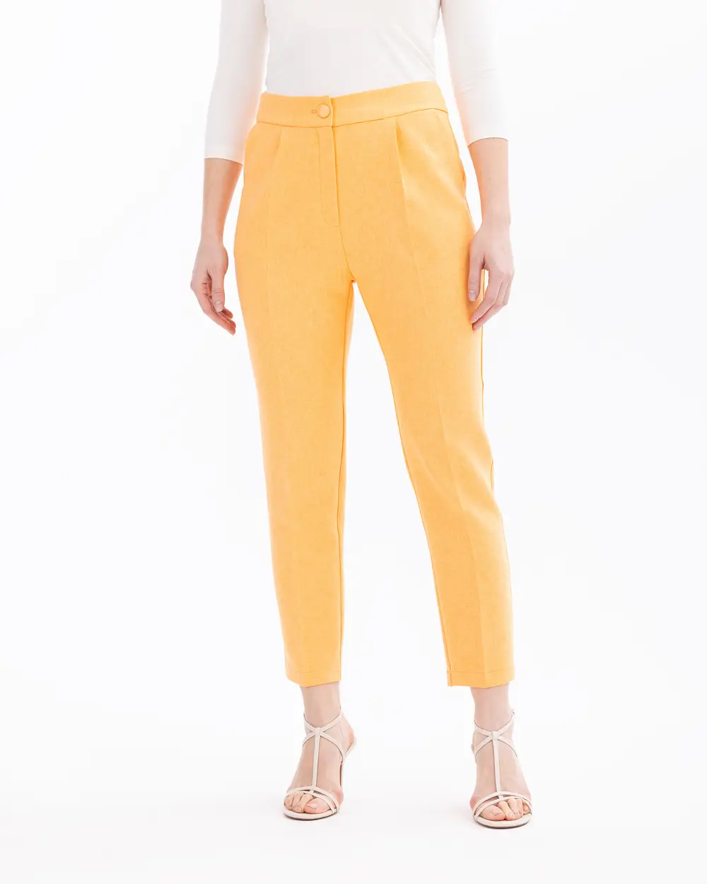 Ankle Length Pants with Pockets