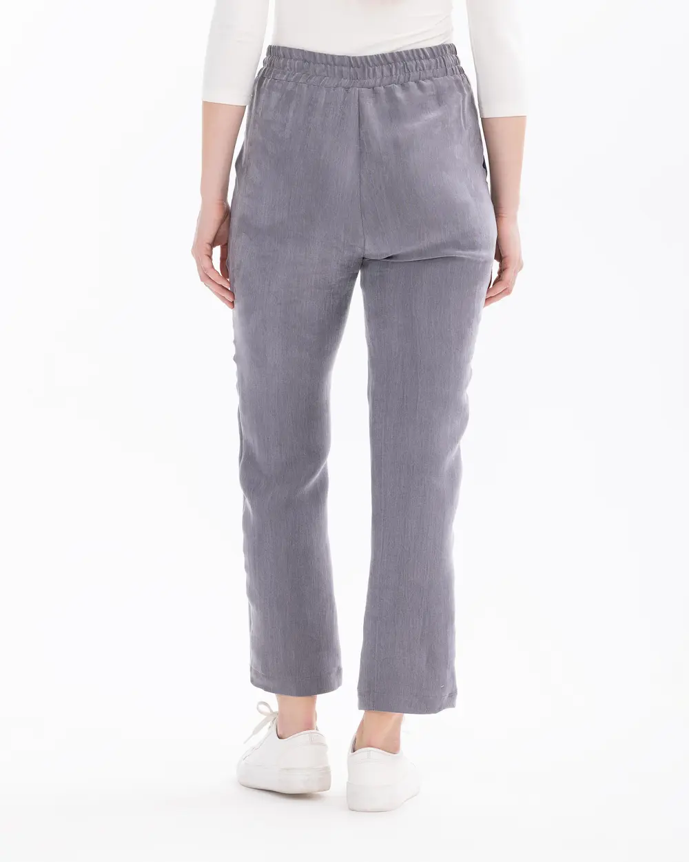 Pants with Elastic Waist Pockets