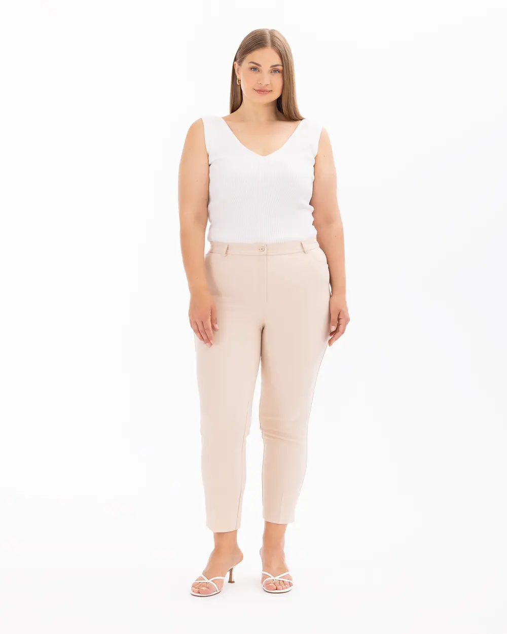 Büyük Beden Normal Bel Klasik Pantolon