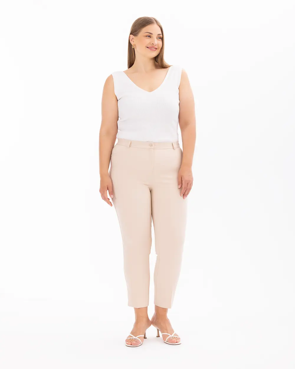 Büyük Beden Normal Bel Klasik Pantolon