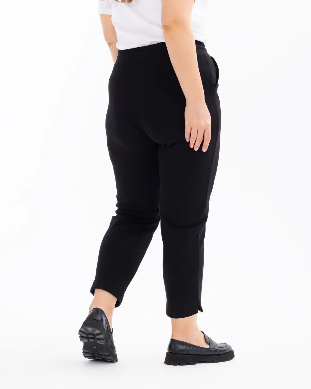 Plus Size Elastic Waist Lace-up Pants