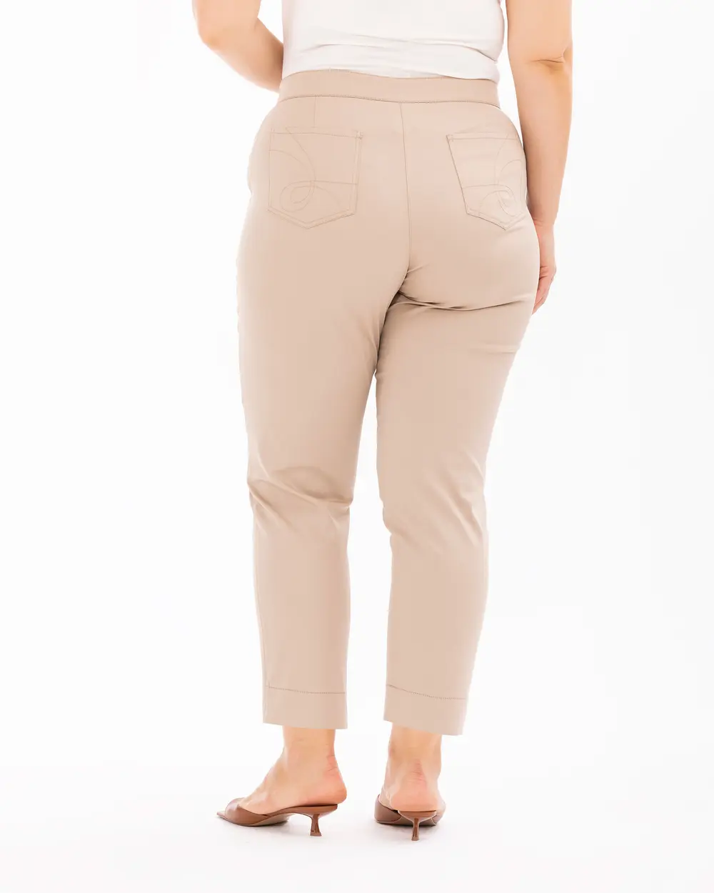 Plus Size Wide Leg Pants with Pockets