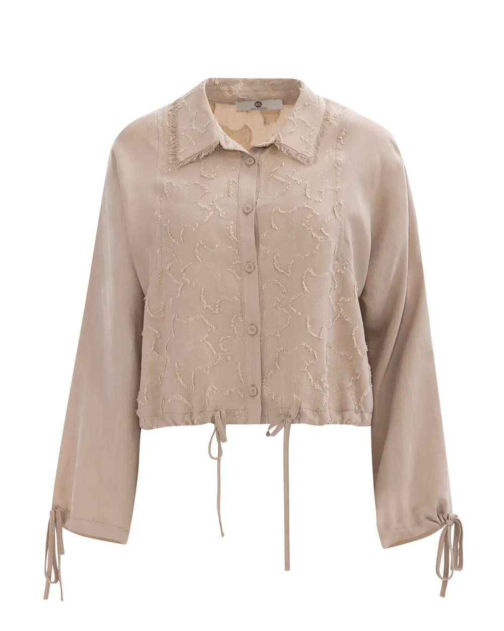 Shirt Collar Buttoned Jacket