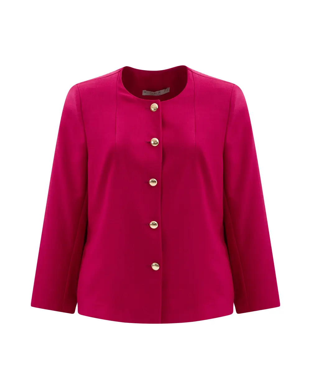 Plus Size Button Jacket