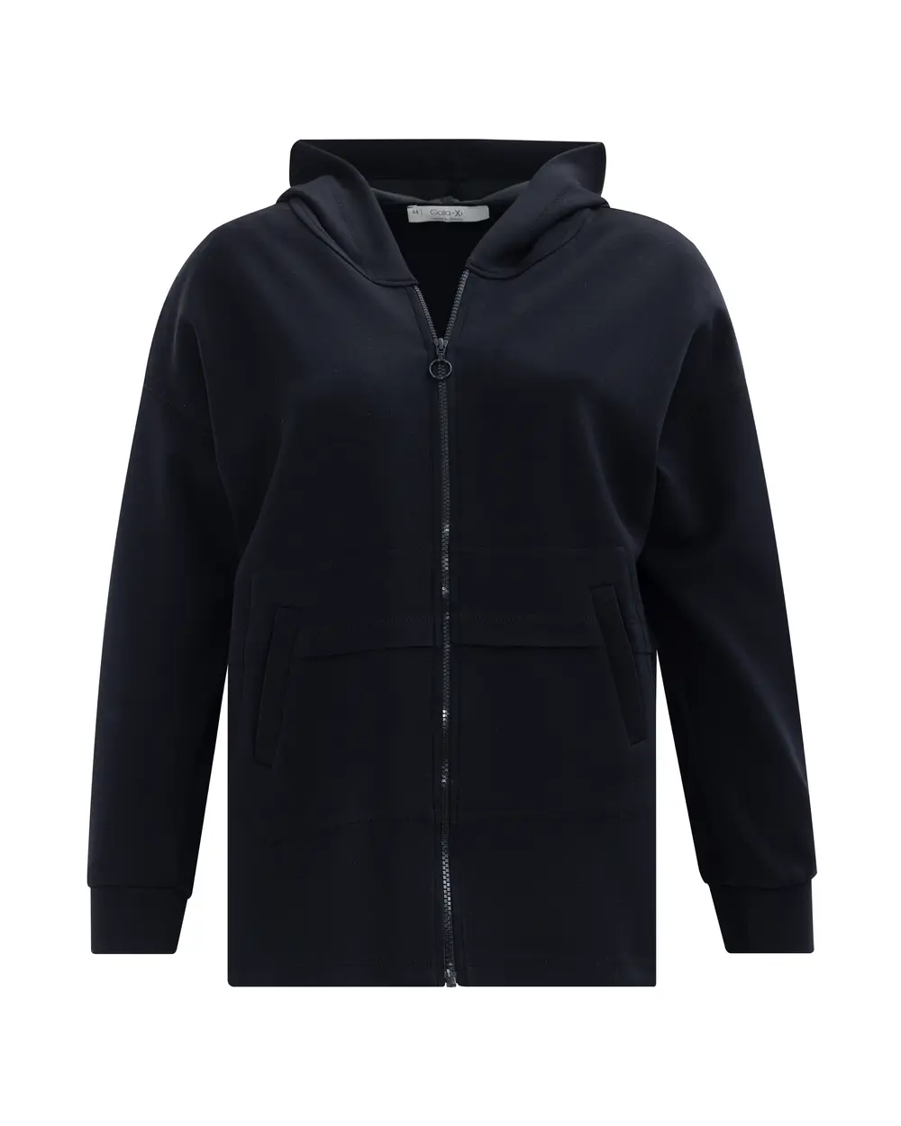 Plus Size Hooded Sports Jacket