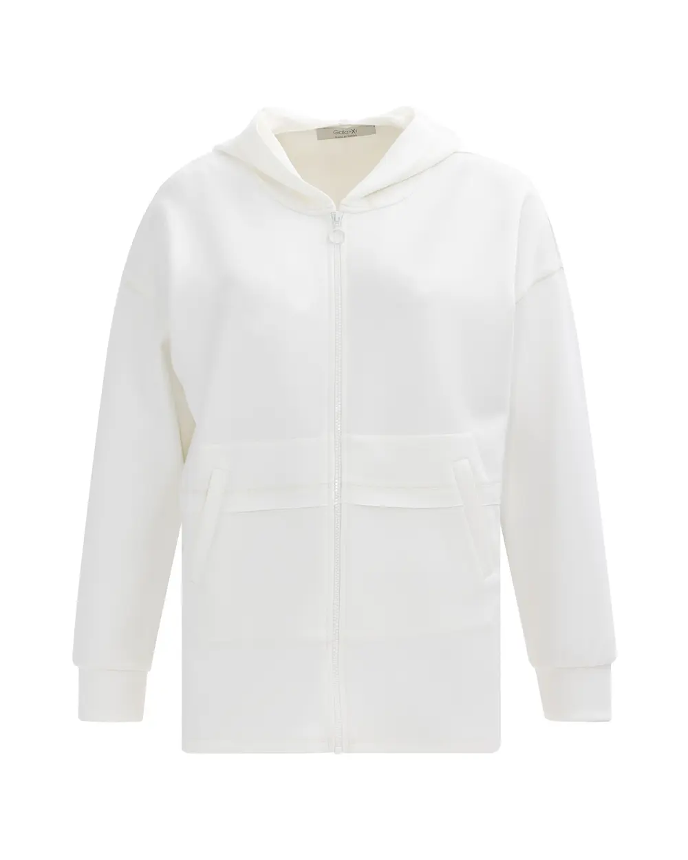 Plus Size Hooded Sports Jacket