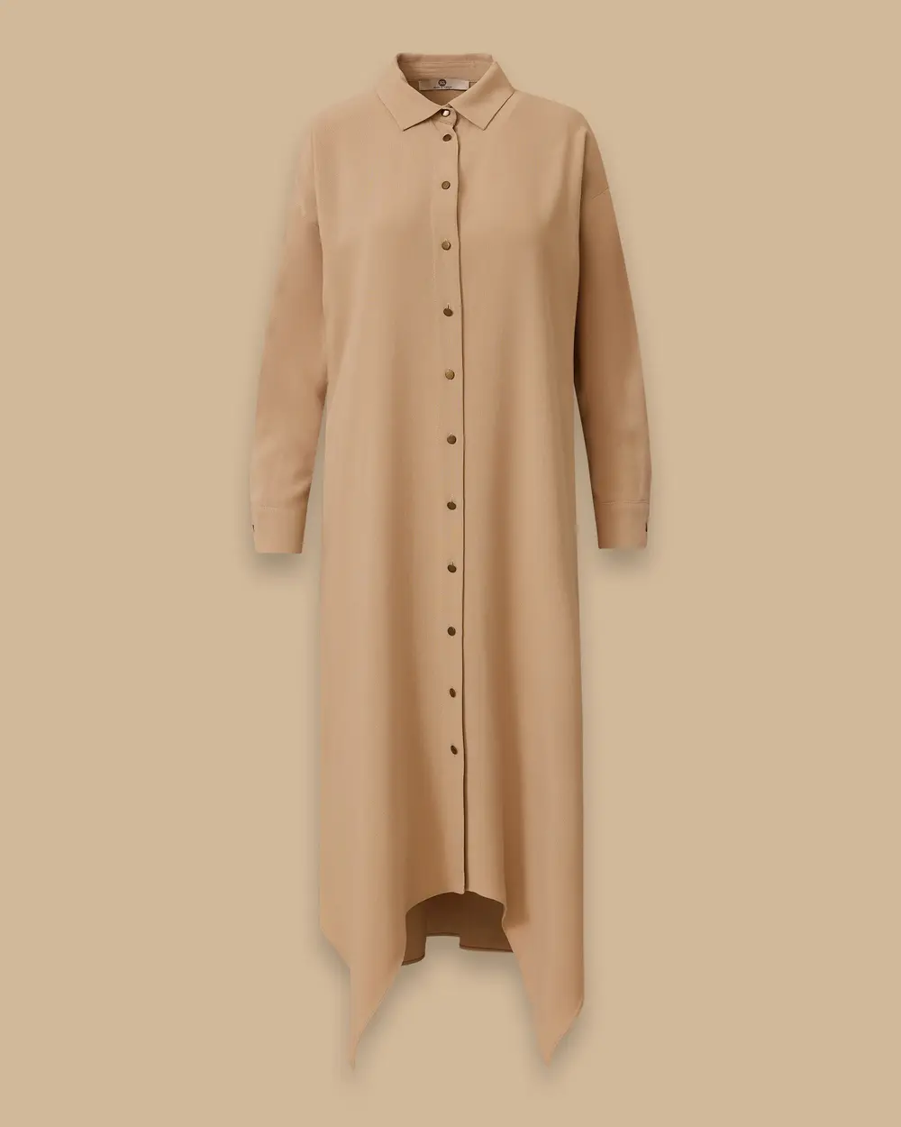 Buttoned Long Sleeve Tunic