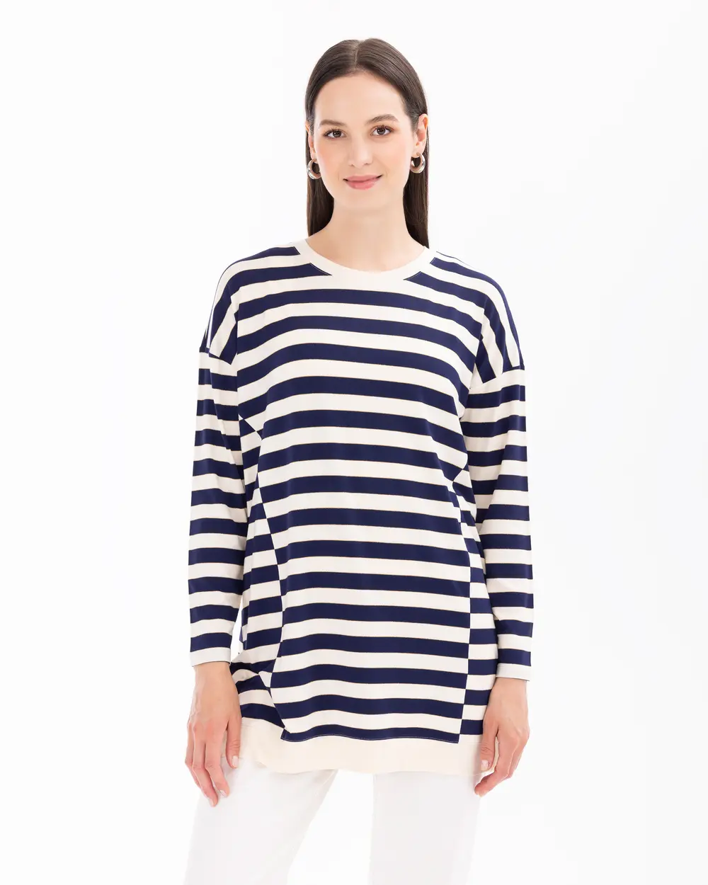 Striped Long Sleeve Tunic