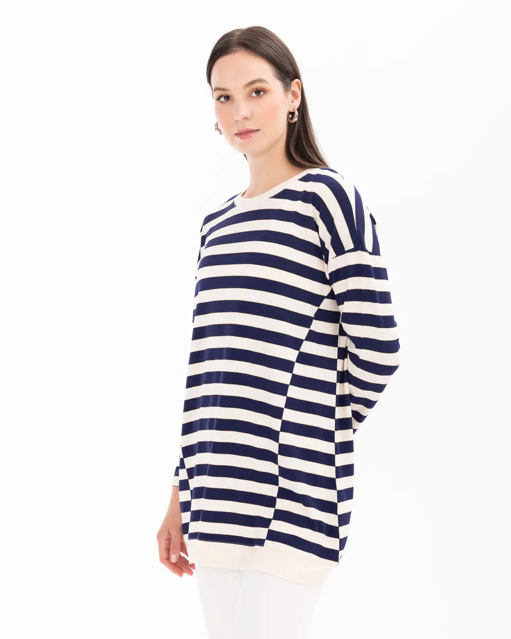 Striped Long Sleeve Tunic