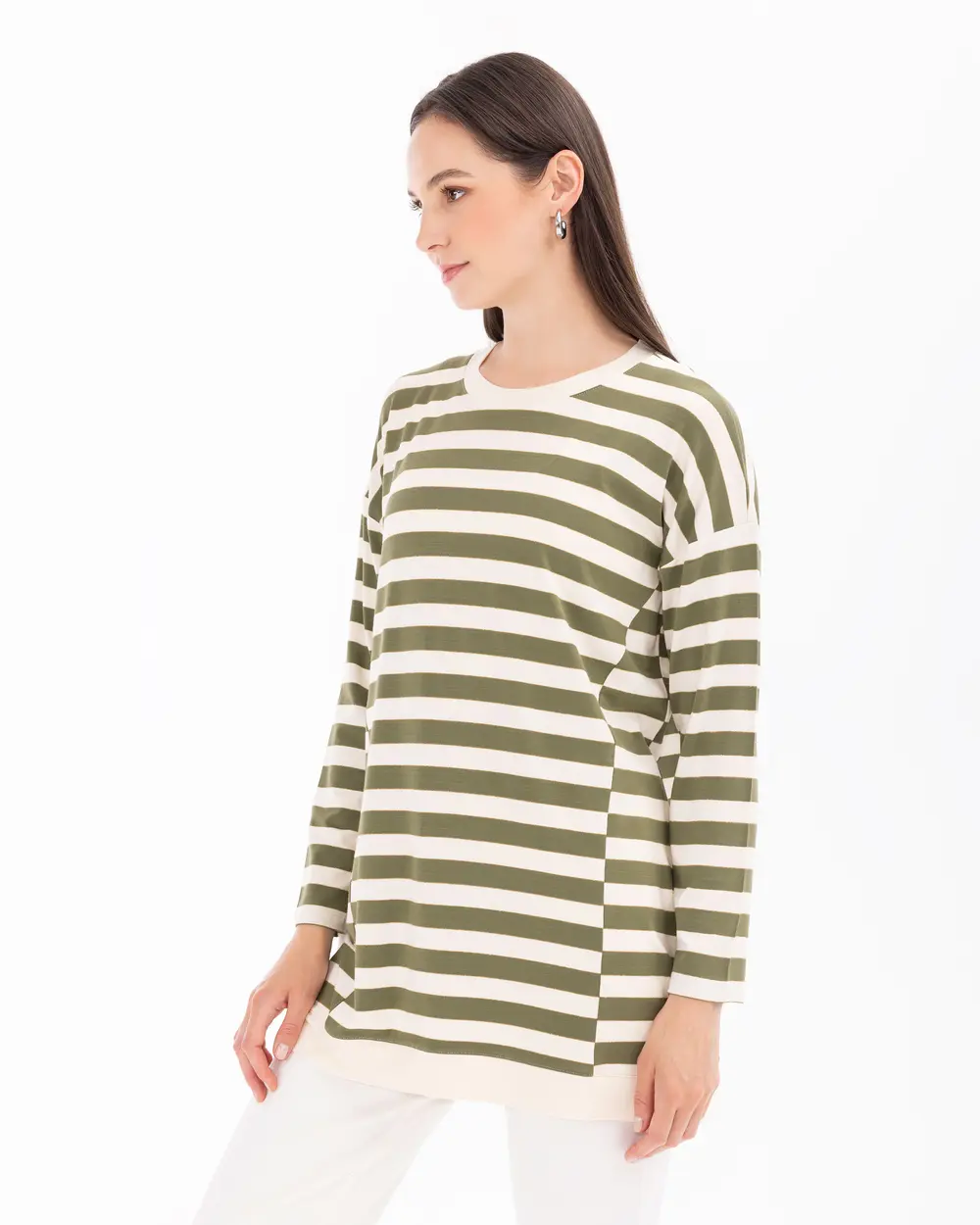 Striped Long Sleeve Tunic