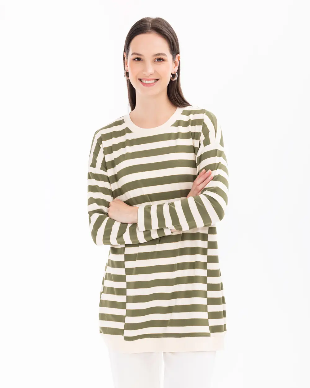 Striped Long Sleeve Tunic