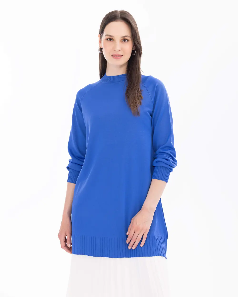 Round Neck Long Sleeve Tunic