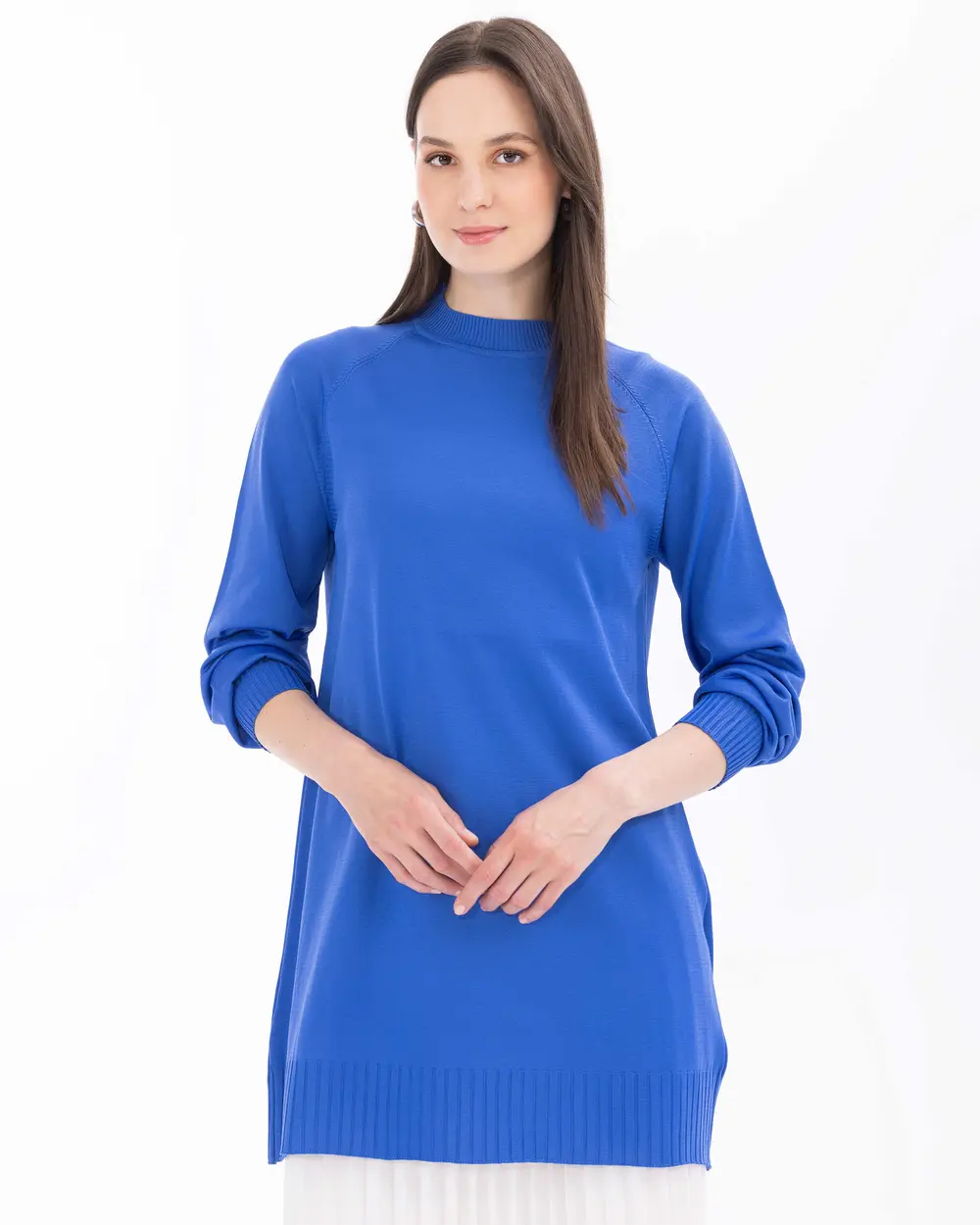 Round Neck Long Sleeve Tunic