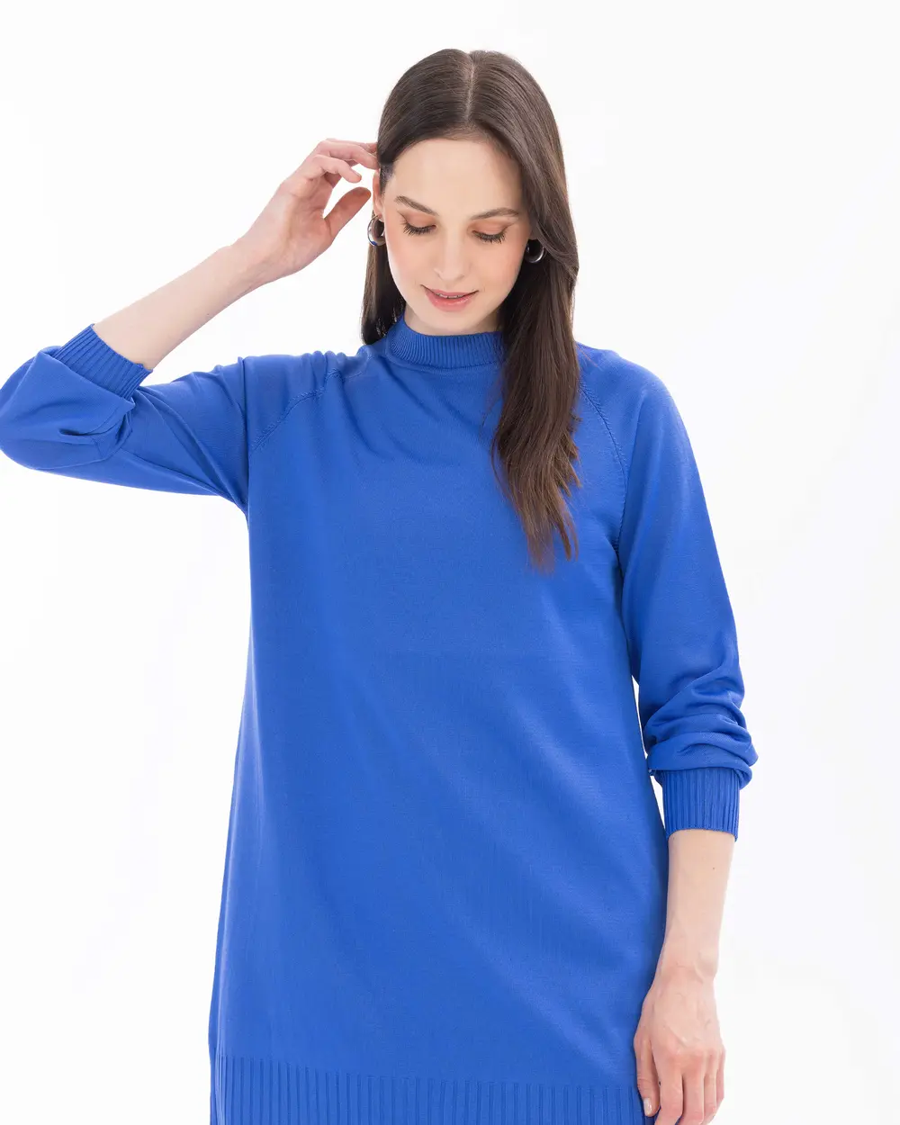 Round Neck Long Sleeve Tunic