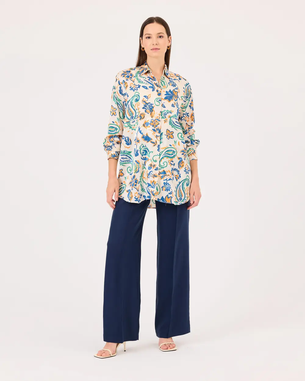 Patterned Under Thigh Tunic