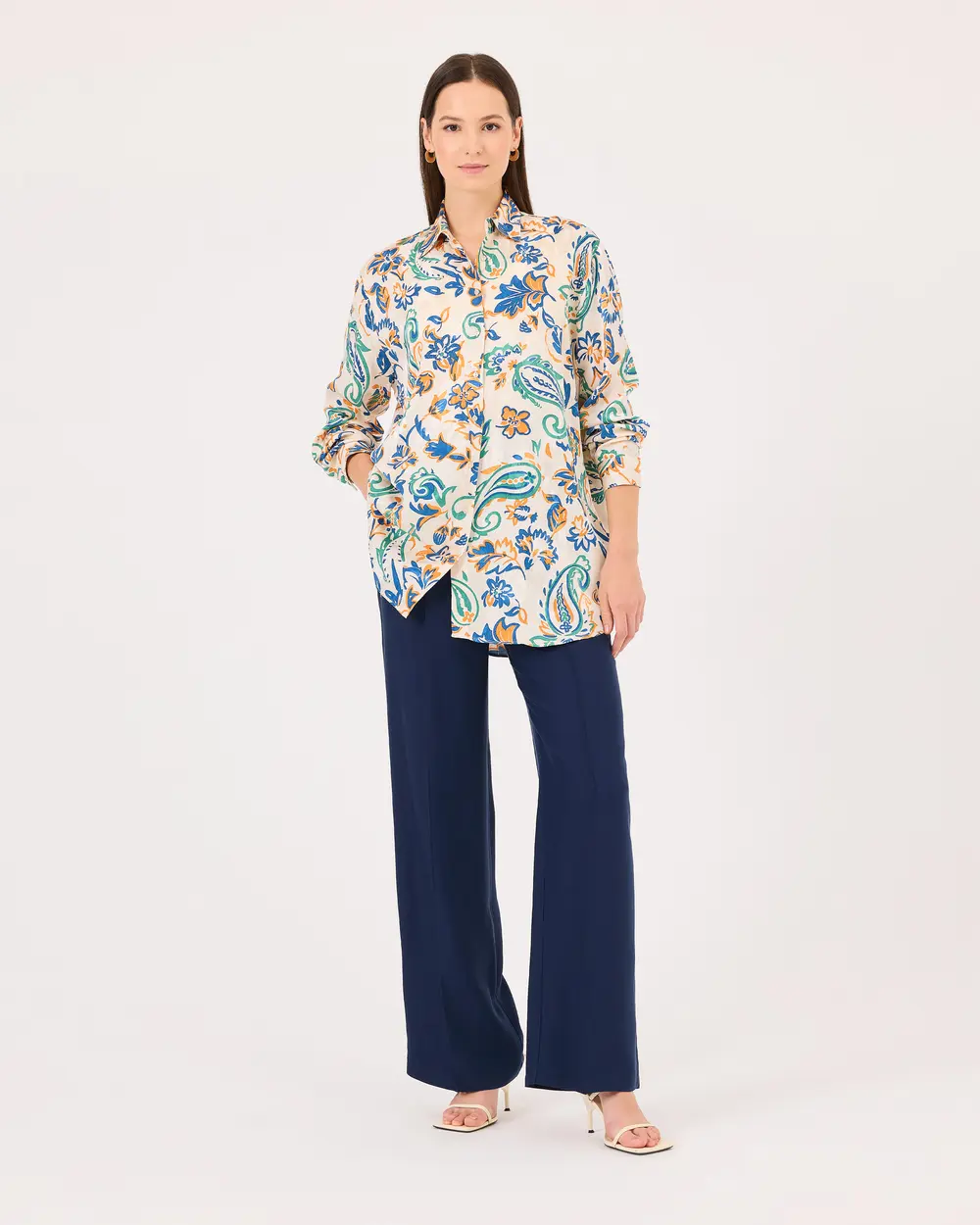 Patterned Under Thigh Tunic