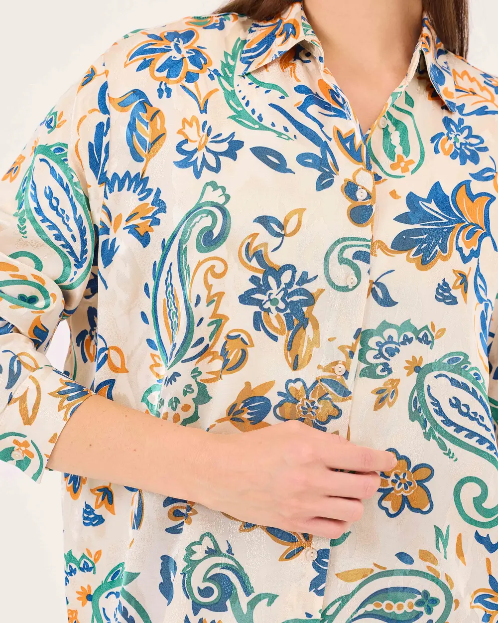 Patterned Under Thigh Tunic