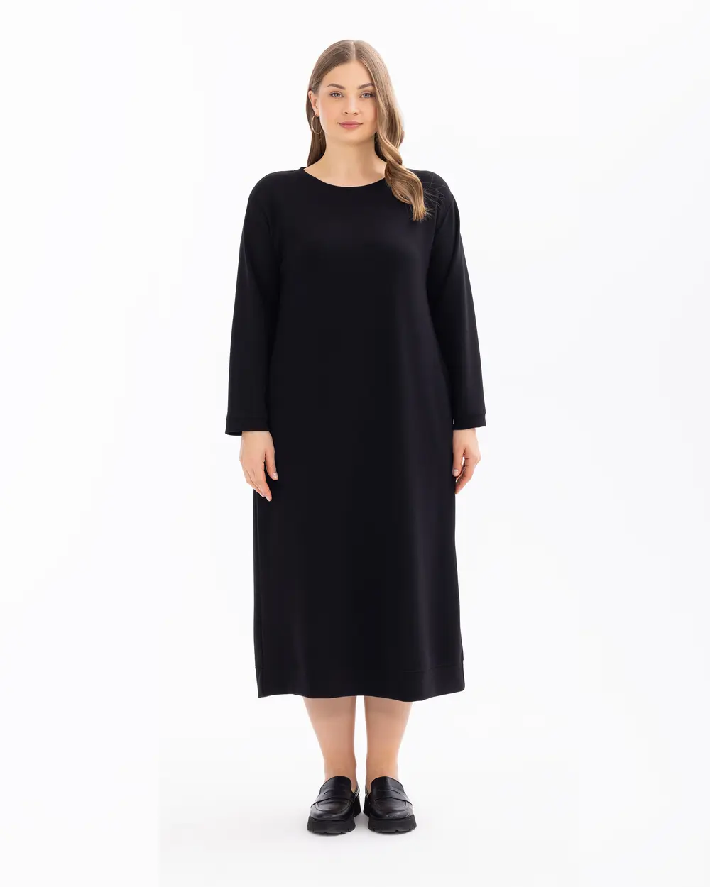 Plus Size Long Sleeve Dress