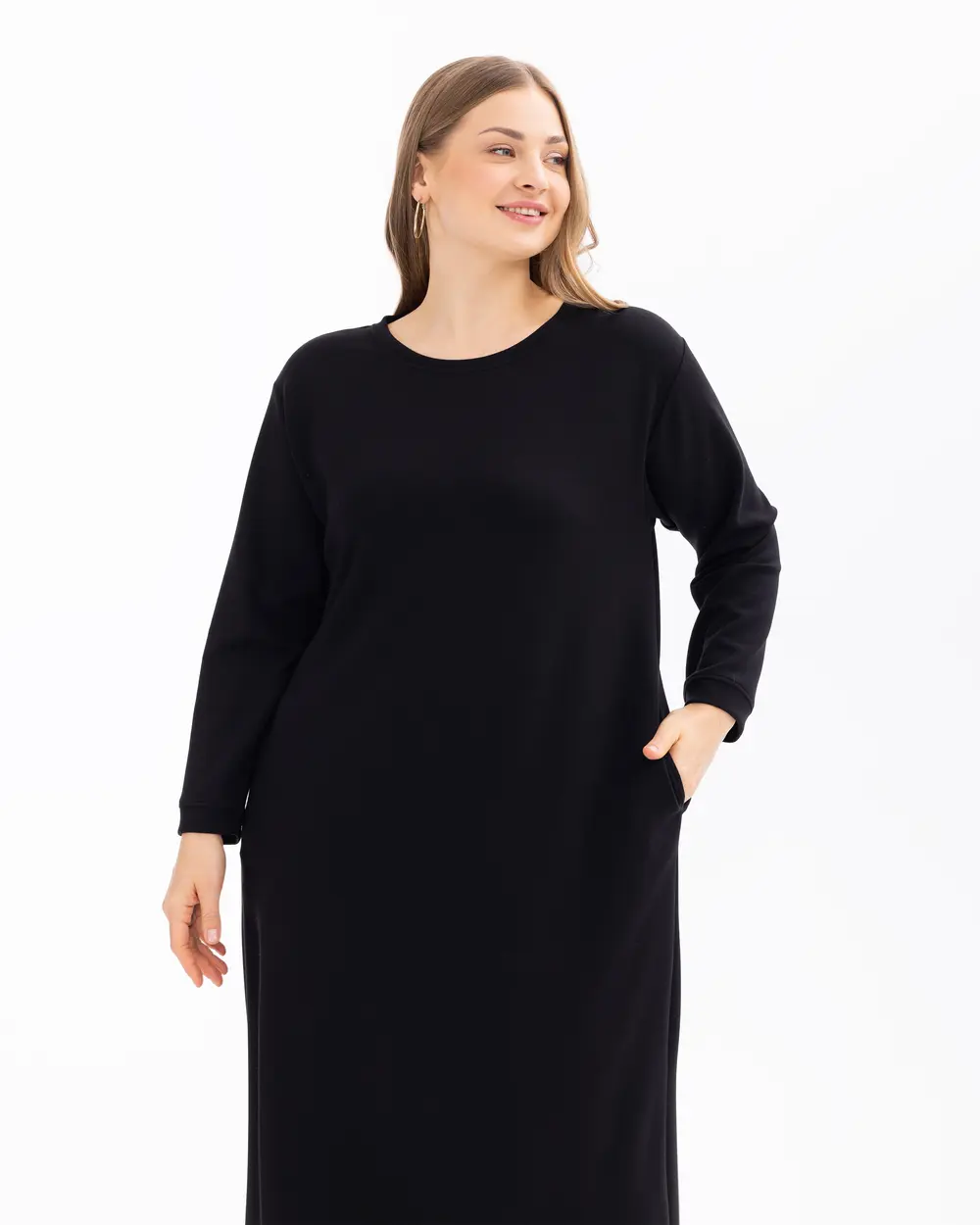 Plus Size Long Sleeve Dress