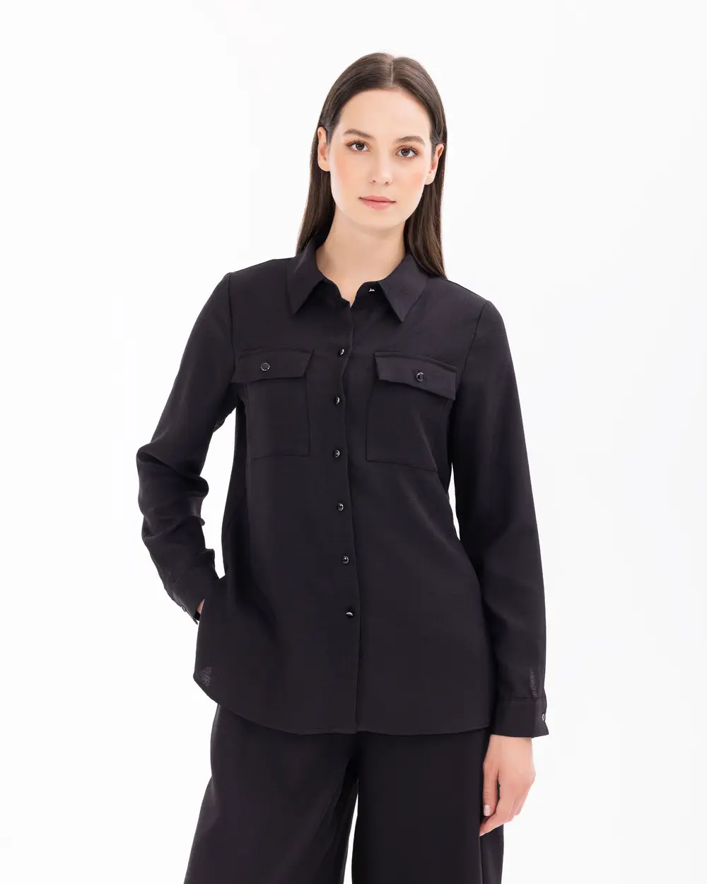 Buttoned Long Sleeve Shirt