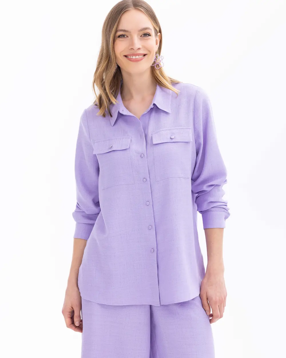 Buttoned Long Sleeve Shirt