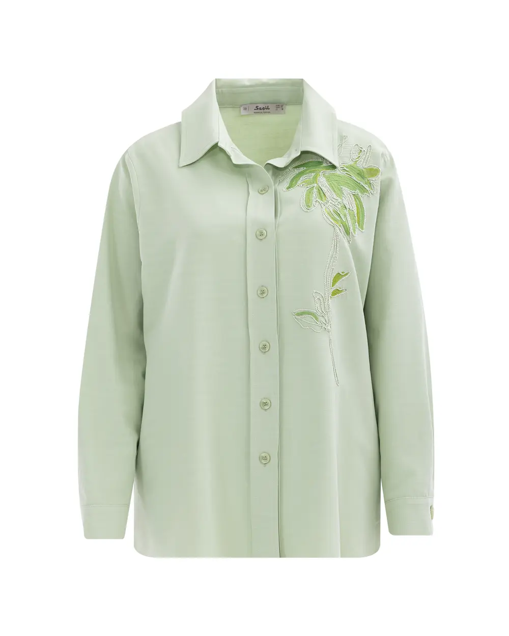 Embroidered Detailed Pocket Shirt