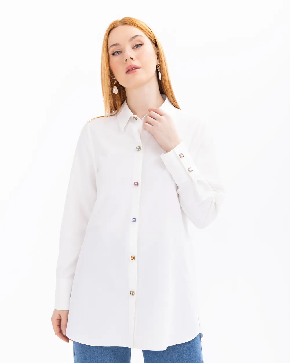 Buttoned Long Sleeve Shirt