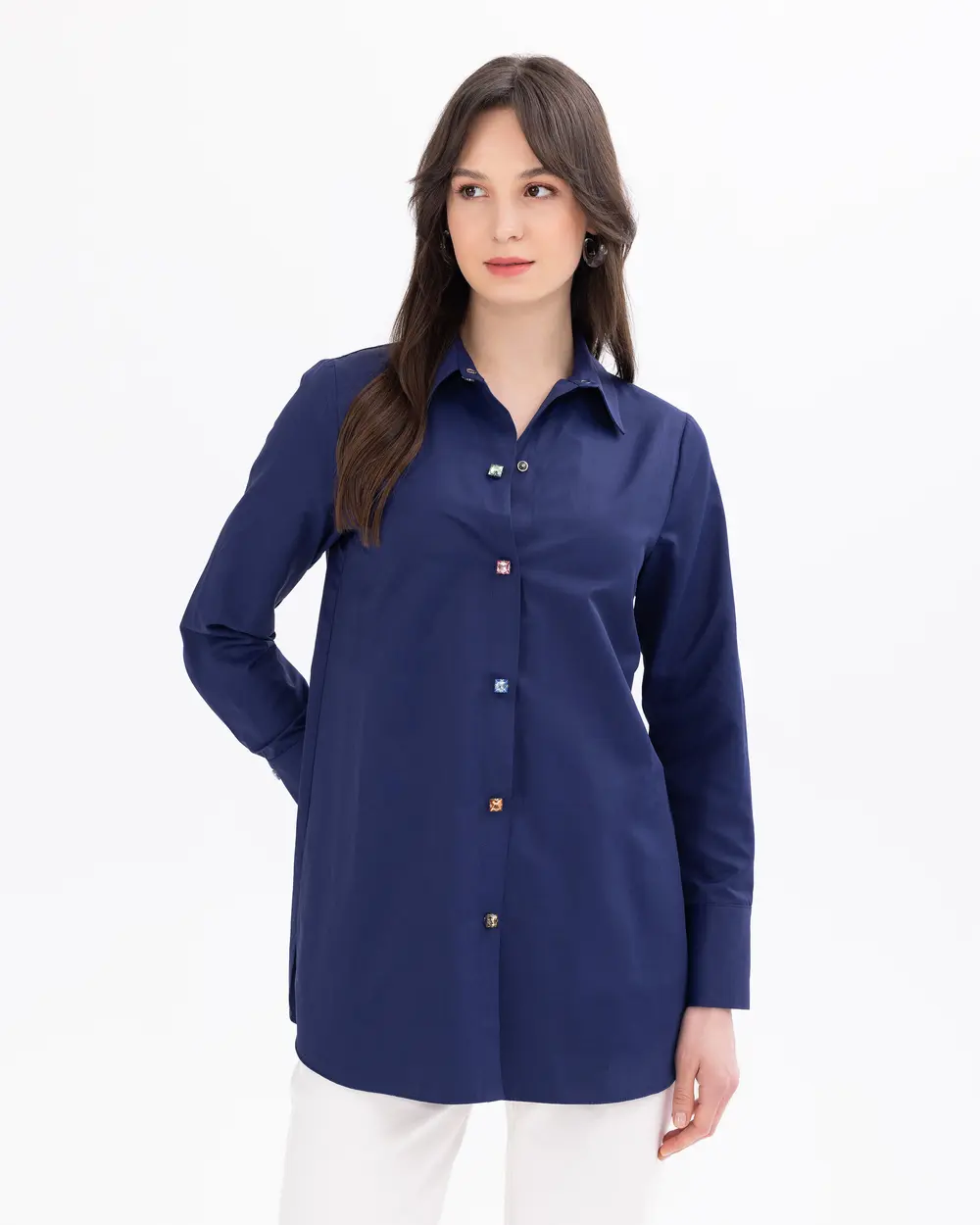 Buttoned Long Sleeve Shirt