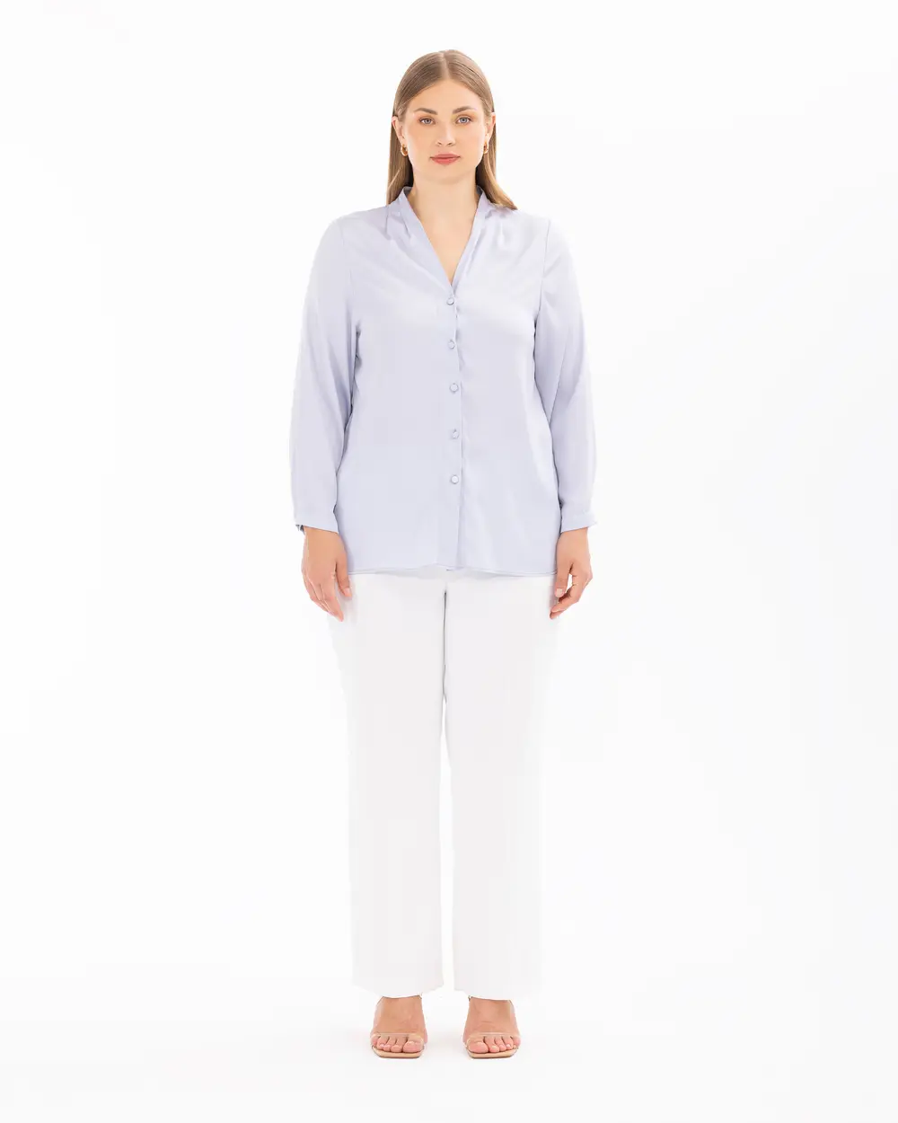 Plus Size Button Down Shirt