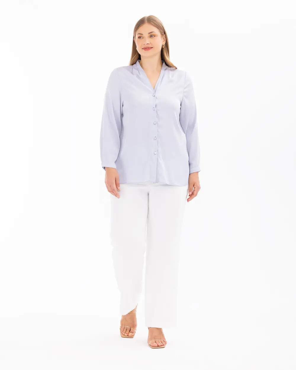 Plus Size Button Down Shirt