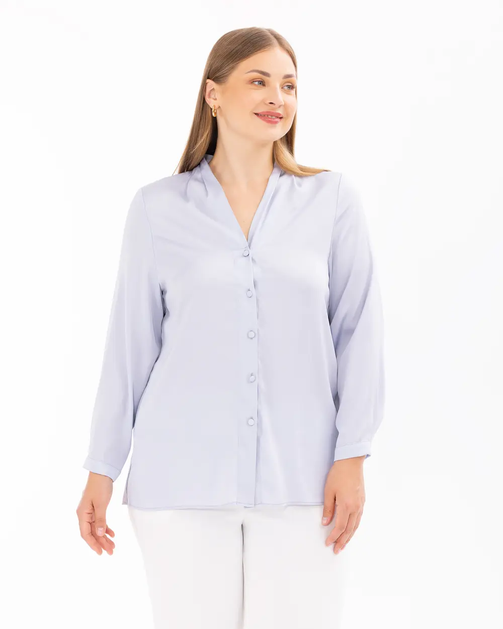 Plus Size Button Down Shirt