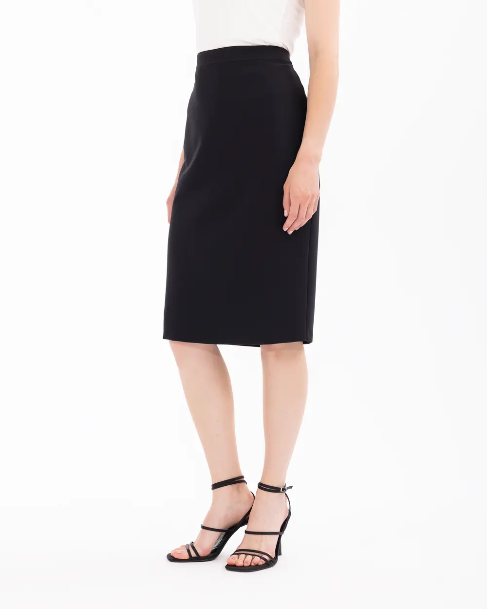 Below Knee Pencil Skirt