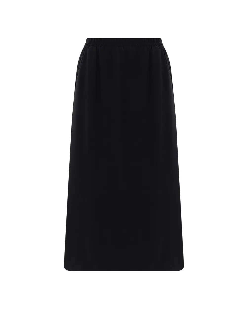 Plus Size Elastic Waist Pocket Skirt SecilStore