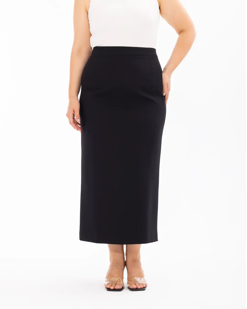 Plus Size Skirt Below the Knee