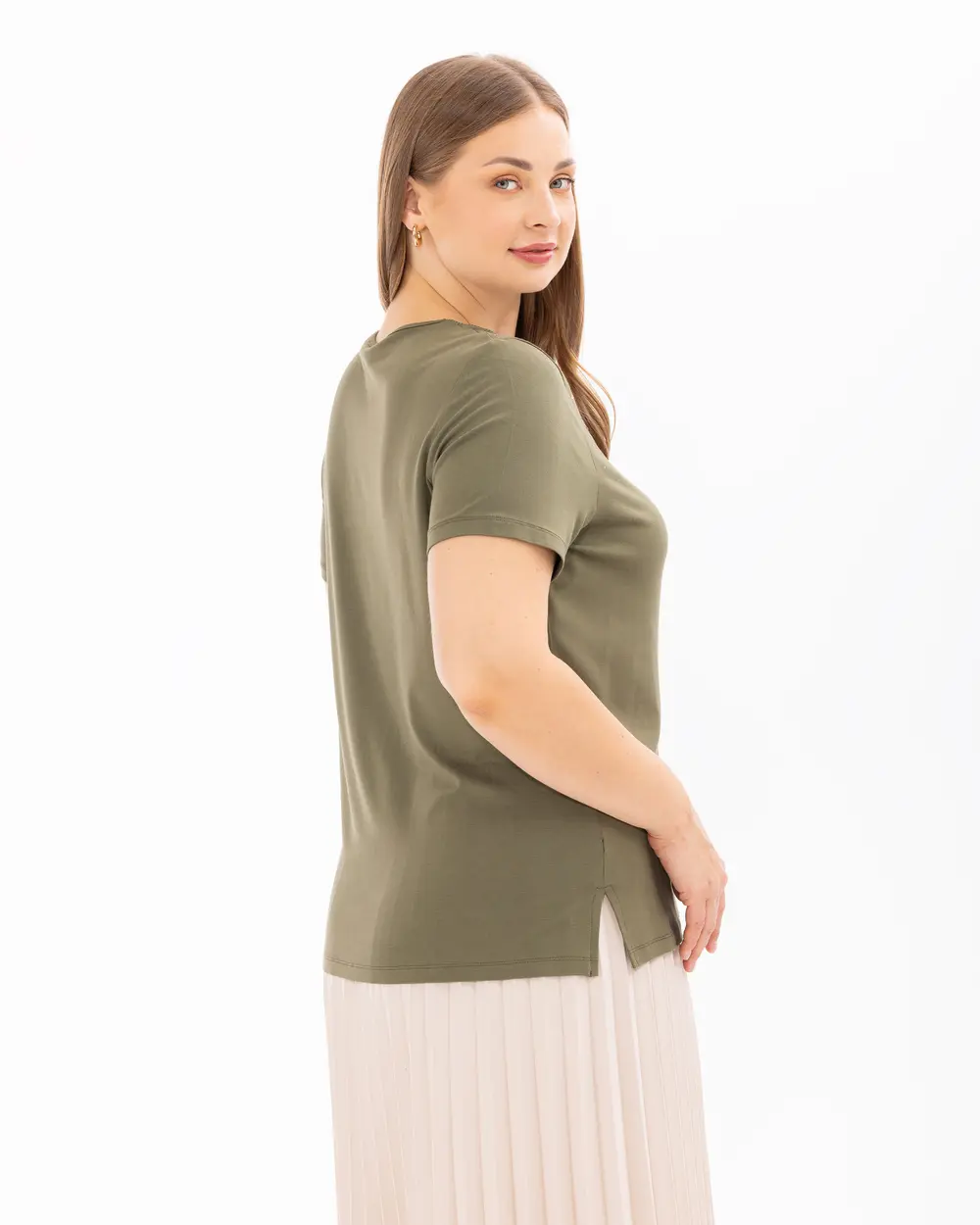 Plus Size Stone Detailed Blouse