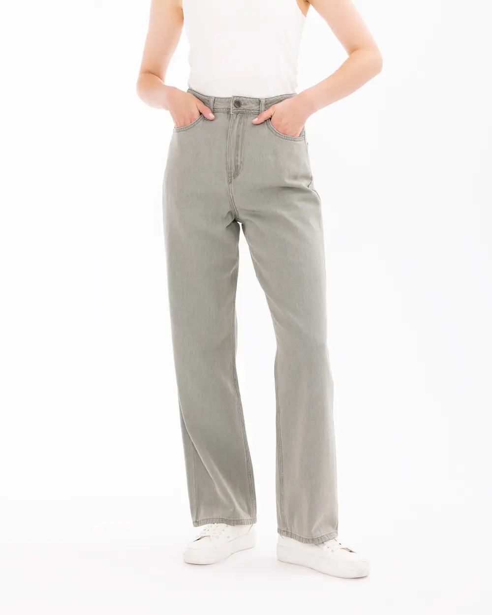 High Waist Pocket Pants