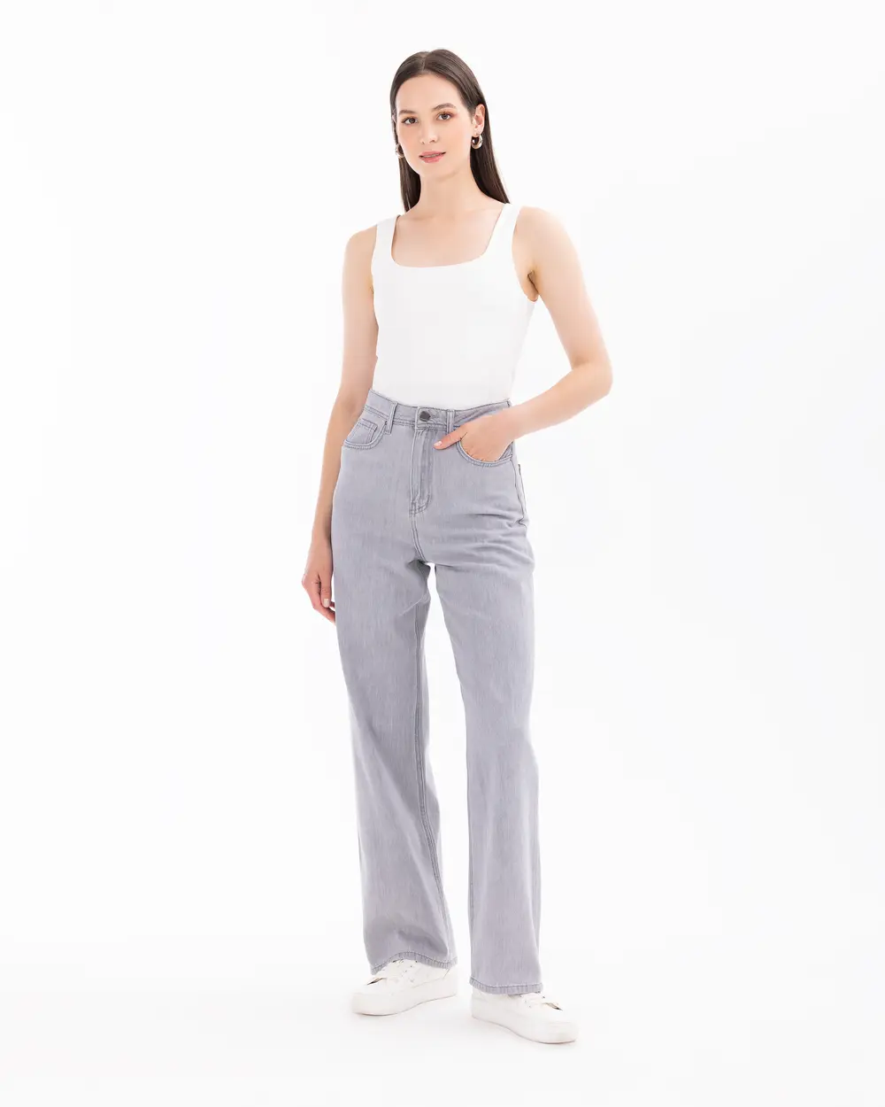 High Waist Pocket Pants