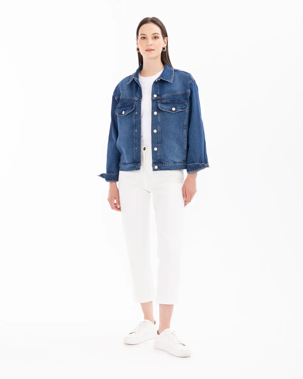 Buttoned Jean Jacket