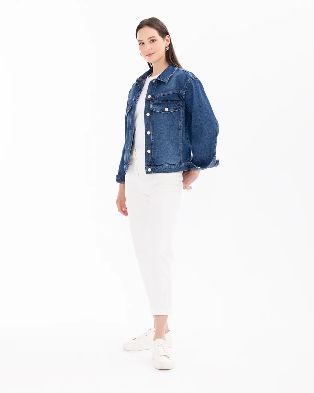 Buttoned Jean Jacket