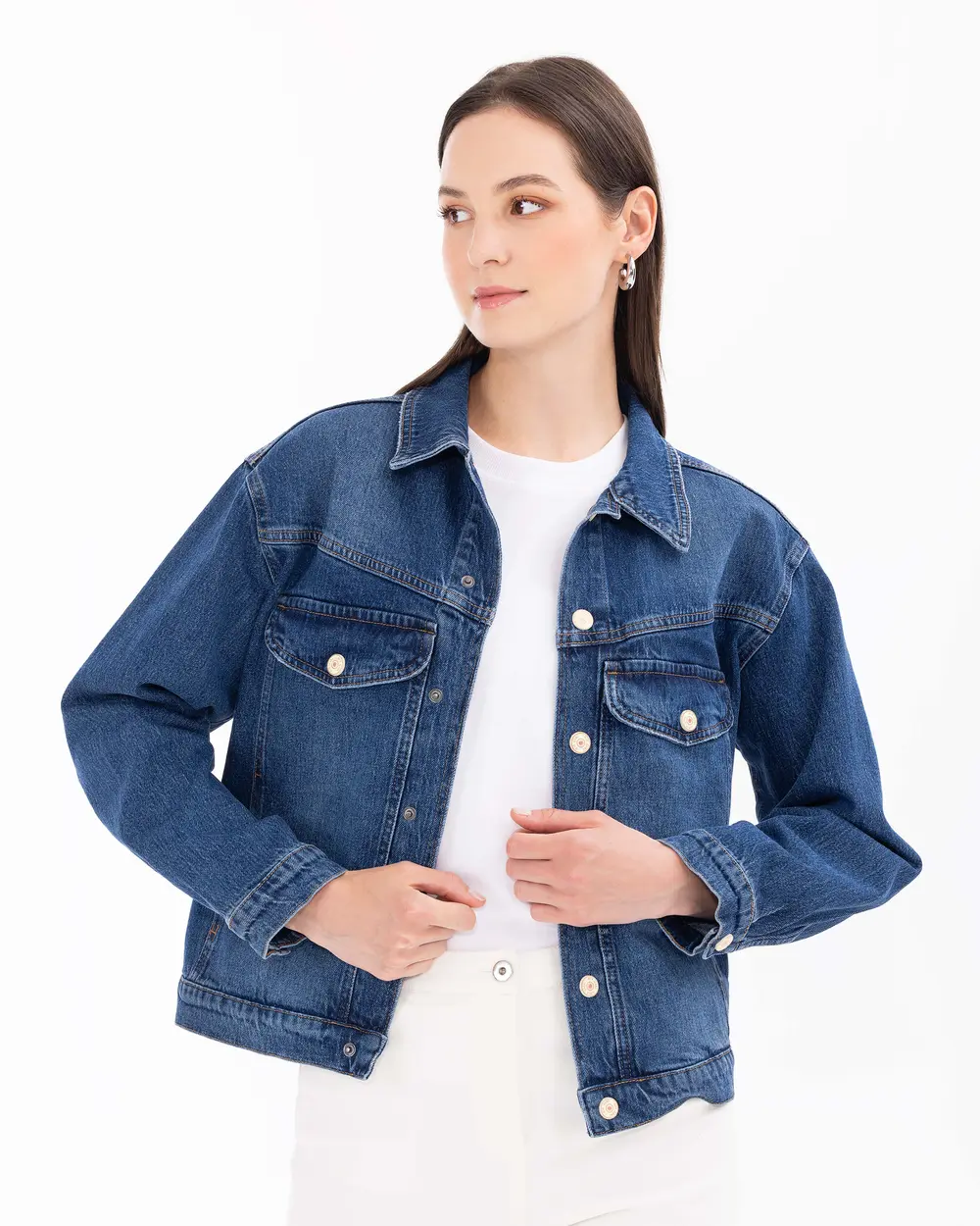 Buttoned Jean Jacket