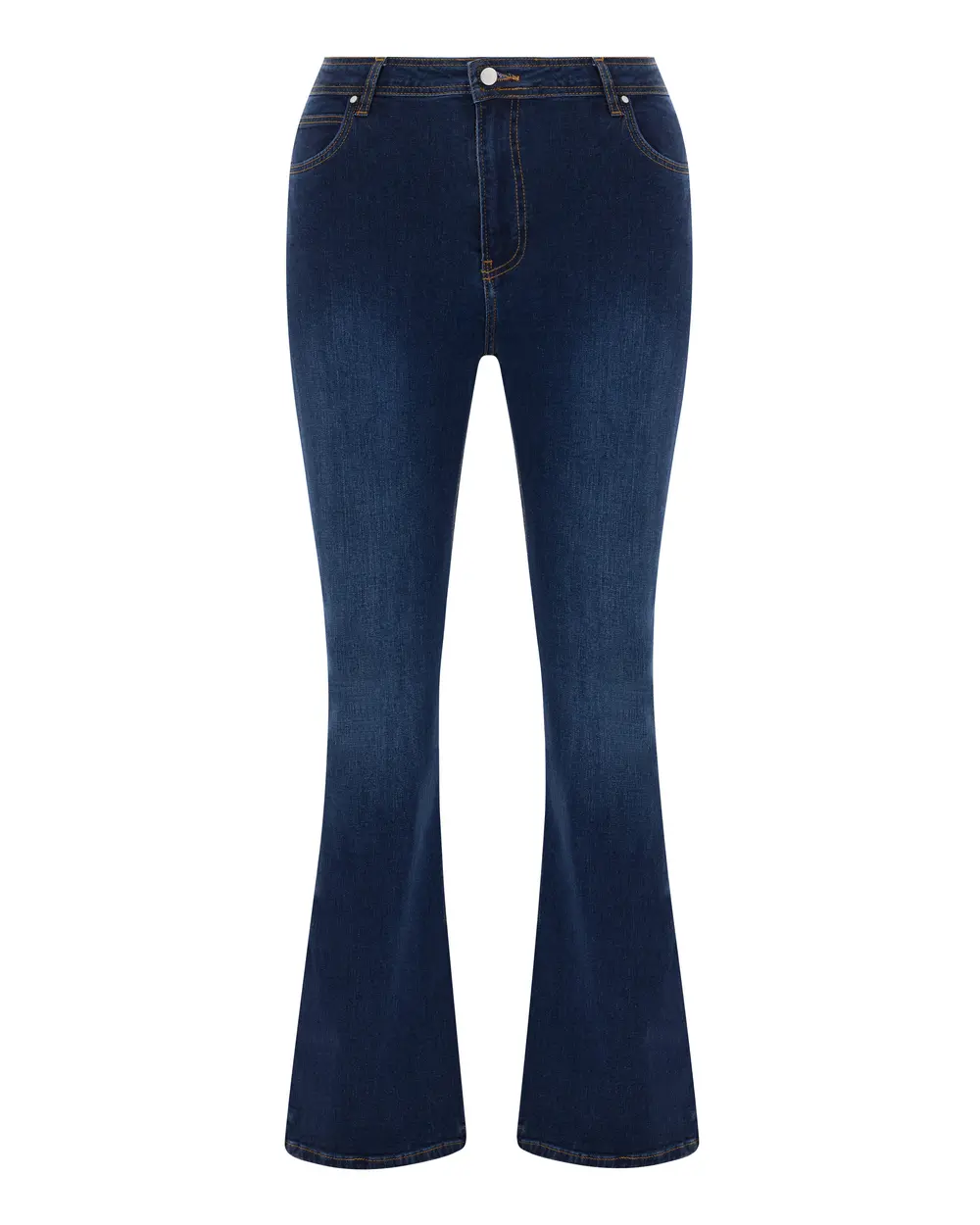 Plus Size Buttoned Pocket Detailed Jean Pants