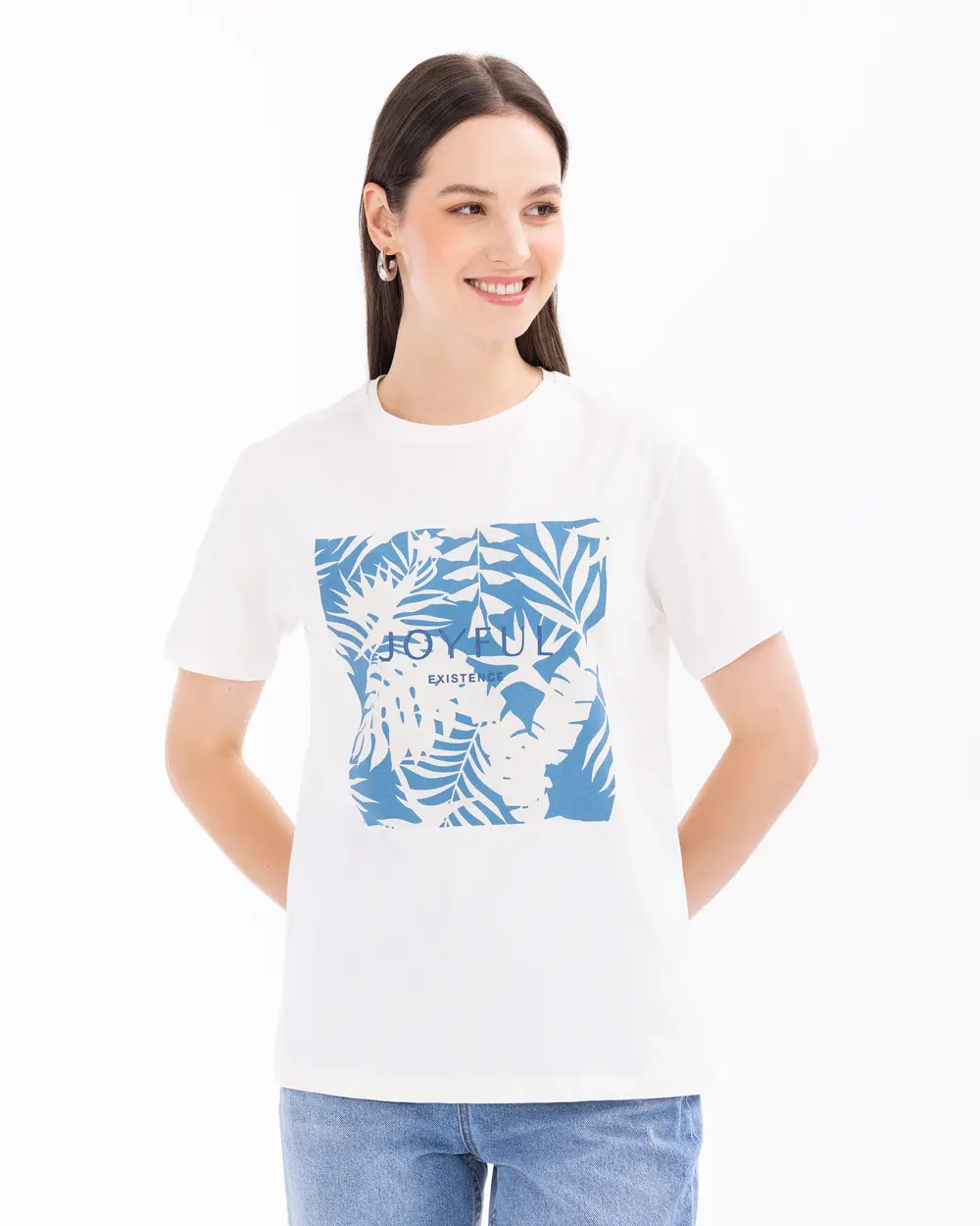 Printed Basic T-Shirt