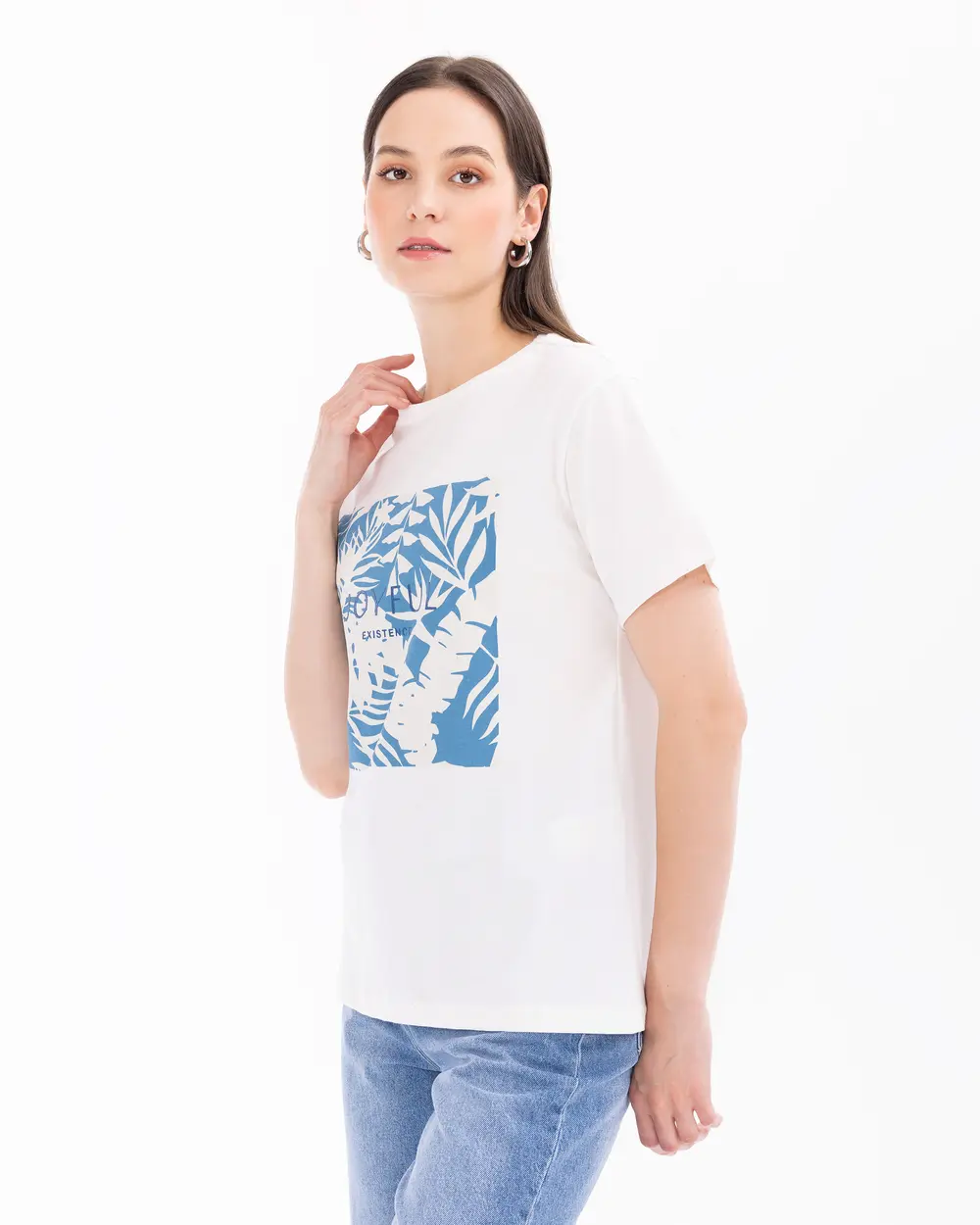 Printed Basic T-Shirt